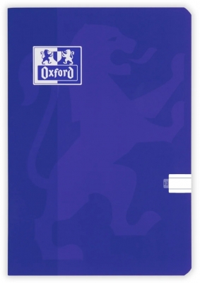 Caiet Oxford A5 48 file, patratele, hartie optik 90g, Oxford, diverse culori
